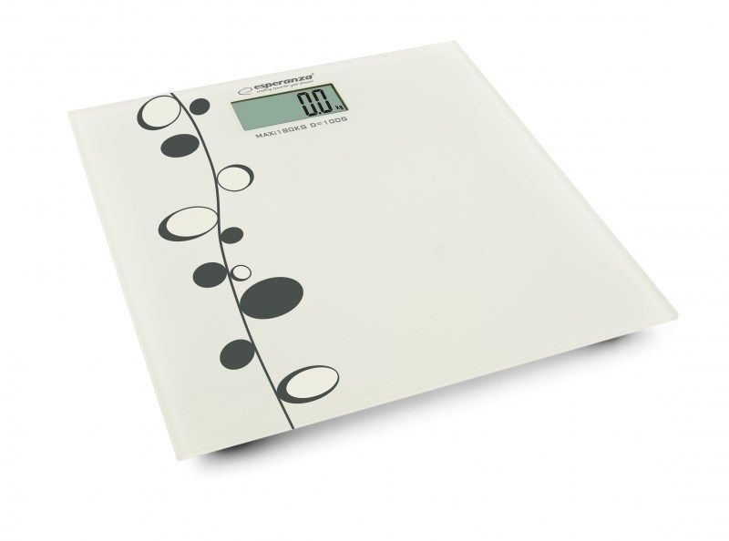 Esperanza EBS005 Personal Scale Rectangle White Electronic Personal Scale