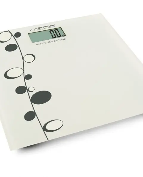 Esperanza EBS005 Personal Scale Rectangle White Electronic Personal Scale