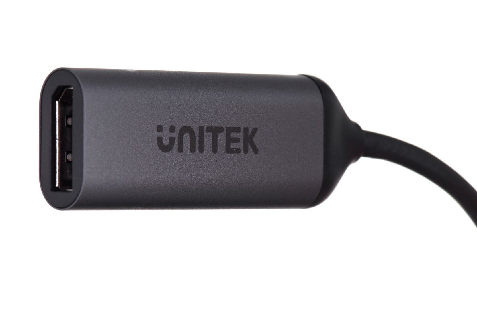 UNITEK V1415A video cable adapter 0.15 m USB Type-C DisplayPort Grey