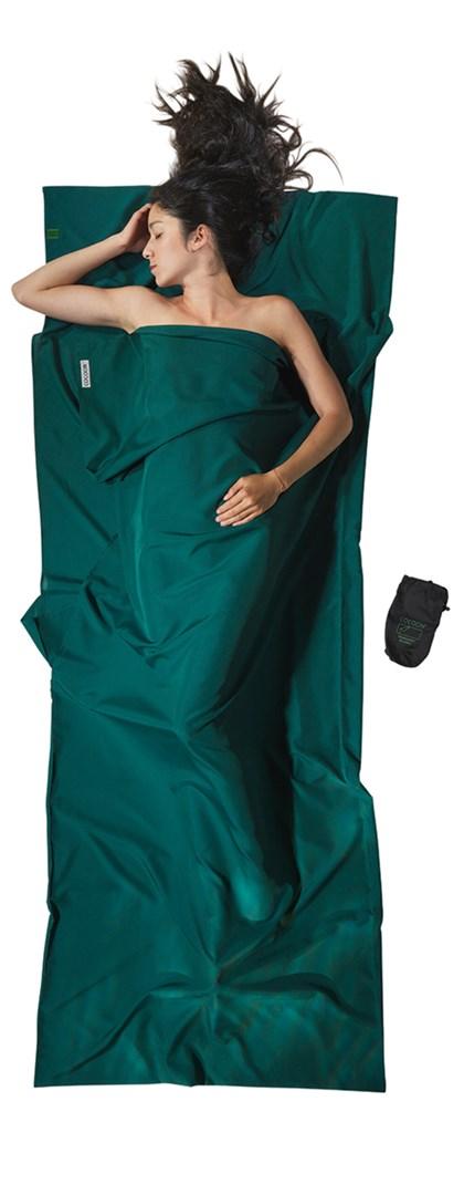 Cocoon TravelSheet Rectangular Sleeping Bag Polyester Green