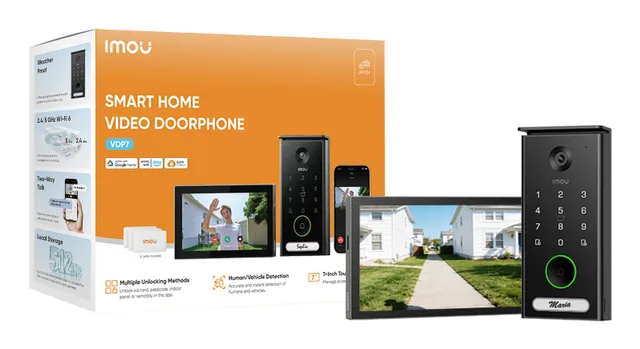 Imou VDP7 video intercom system 5 MP 17.8 cm (7") Black