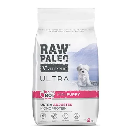VETEXPERT Raw Paleo Ultra Mini Puppy Pork - Dry Dog Food - 2kg
