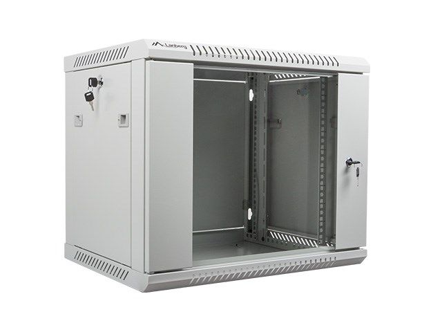 Lanberg WF01-6409-10S rack cabinet 9U Wall mounted rack Grey