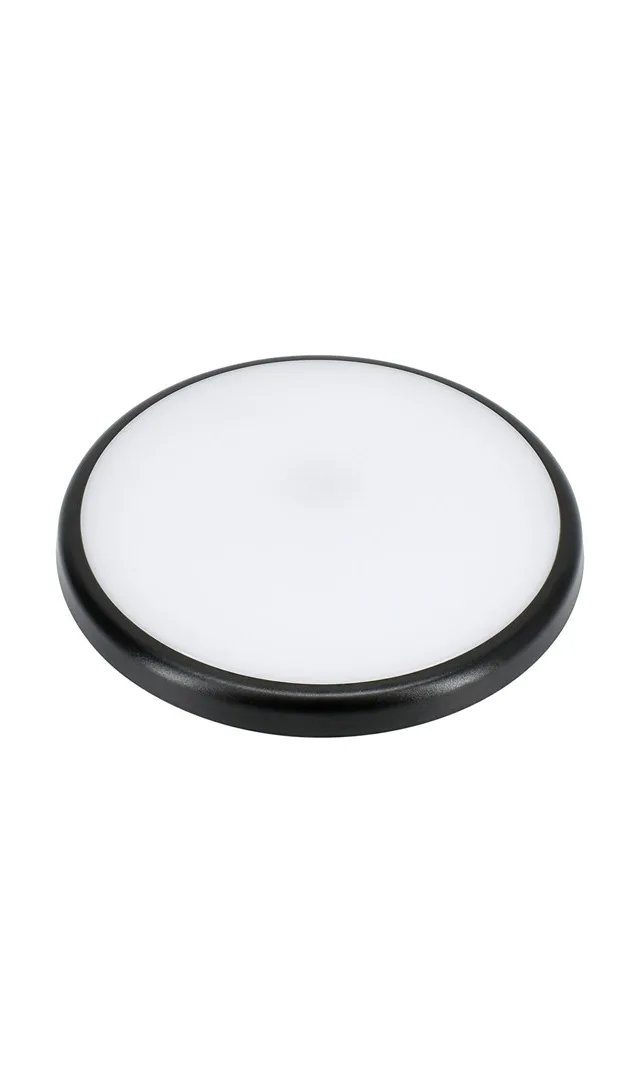 Plafoniera LED DIAna 16W 4000K 1600LM IP66 Czarna CZ. MIKR. Z FUNKCJA PółCienia