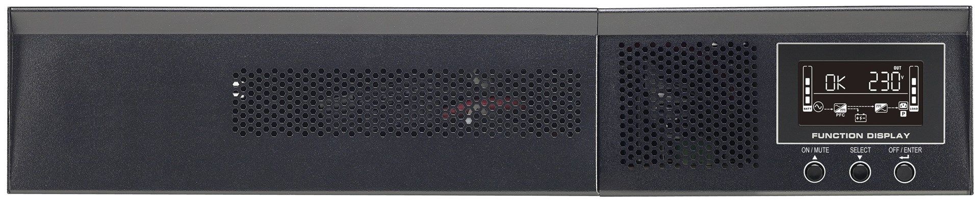 PowerWalker VFI 1500 RMG PF1 uninterruptible power supply (UPS) Double-conversion (Online) 1.5 kVA 1500 W
