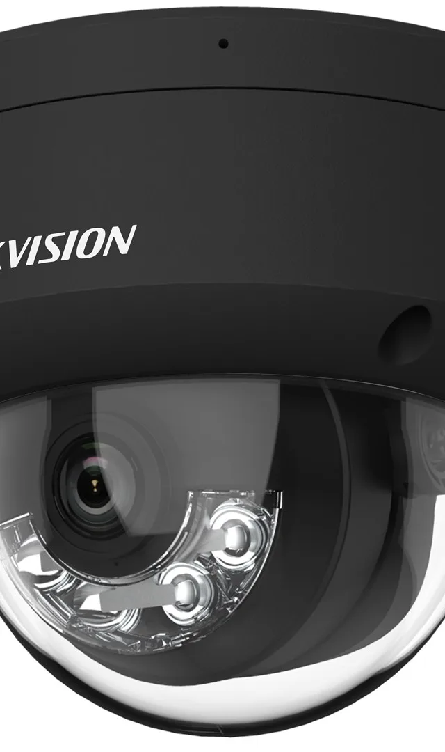Hikvision DS-2CD2143G2-LIS2U(2.8MM)(BLACK) Security Camera Dome IP Security Camera Indoor Outdoor 1920 X 1080 Pixels Ceiling/Wall