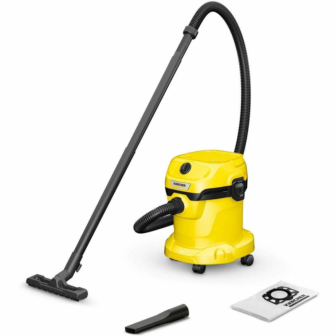 KäRcher WD 2 PLUS 15 L Drum Vacuum Dry Wet 1000 W Dust Bag