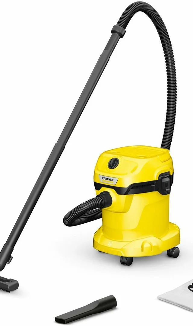 KäRcher WD 2 PLUS 15 L Drum Vacuum Dry Wet 1000 W Dust Bag