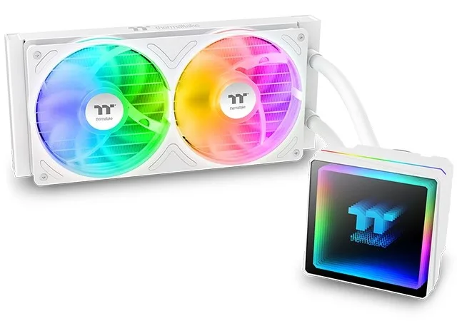 Thermaltake TH240 V3 ARGB Processor All-in-one liquid cooler 12 cm White 1 pc(s)