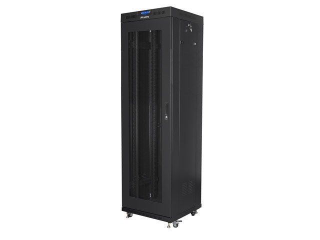 Lanberg FF01-6642-23BL rack cabinet 42U Freestanding rack Black