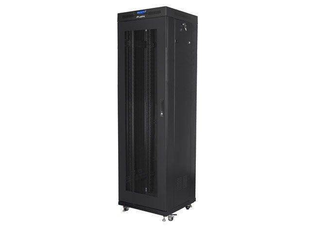 Lanberg FF01-6642-23BL rack cabinet 42U Freestanding rack Black