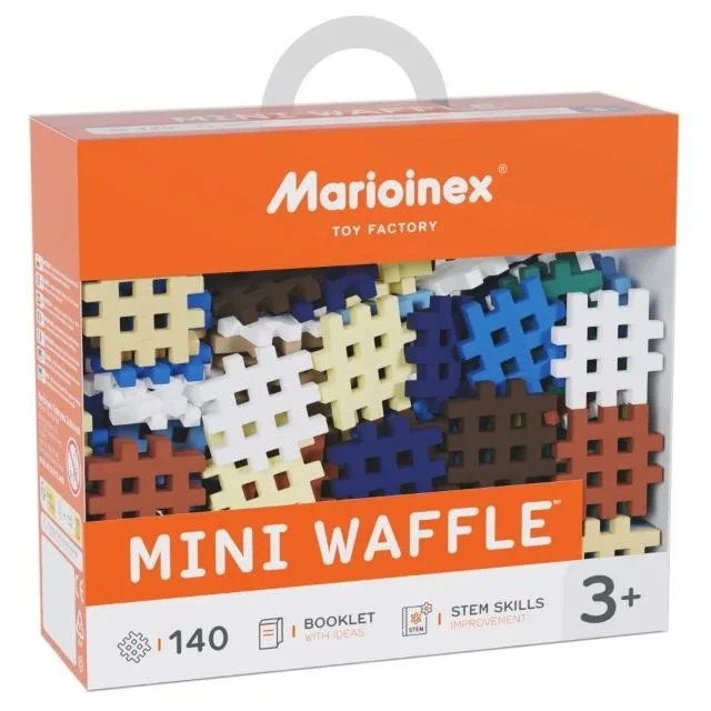 Marioinex Mini Waffle Building Blocks Set 3 140 Pieces