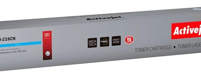 Activejet ATM-216CN toner (replacement for Konica Minolta TN216C; Supreme; 26000 pages; cyan)
