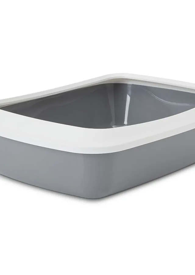 SAVIC IRIZ Litter Tray With Rim - 42 Cm - Grey