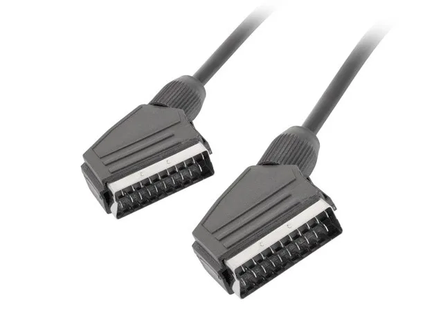 Lanberg CA-EUEU-10CC-0018-BK SCART cable 1.8 m SCART (21-pin) Black