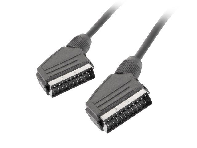 Lanberg CA-EUEU-10CC-0018-BK SCART cable 1.8 m SCART (21-pin) Black