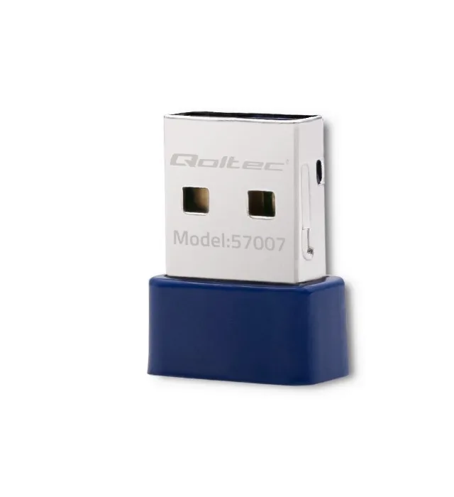 Qoltec 57007 Wireless Mini Bluetooth USB WiFi Adapter