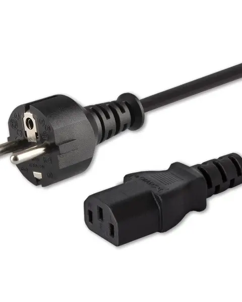 SAVIO 1.8 M Schuko (M) Power Cable – IEC C13 1.8m CL-138