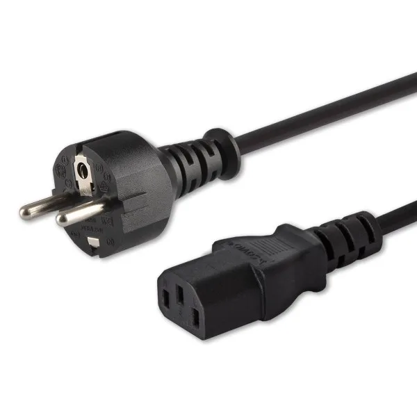 SAVIO 1.8 M Schuko (M) Power Cable – IEC C13 1.8m CL-138