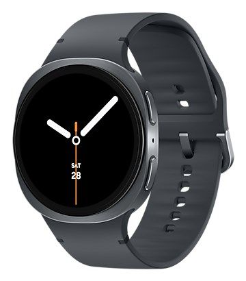 Samsung Galaxy Watch 8 3.81 cm (1.5") AMOLED 44 mm Digital 480 x 480 pixels Touchscreen Graphite Wi-Fi GPS (satellite)