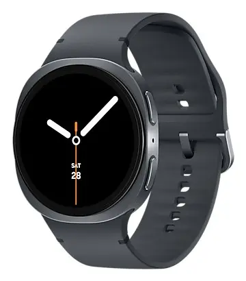 Samsung Galaxy Watch 8 3.81 cm (1.5") AMOLED 44 mm Digital 480 x 480 pixels Touchscreen Graphite Wi-Fi GPS (satellite)