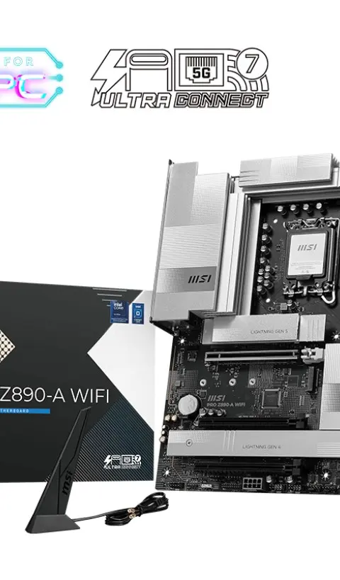 MSI PRO Z890-A WIFI motherboard Intel Z890 LGA 1851 (Socket V1) ATX