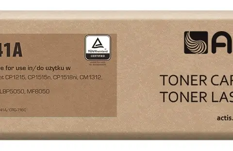 Actis TH-541A toner (replacement for HP 125A CB541A, Canon CRG-716C; Standard; 1500 pages; cyan)