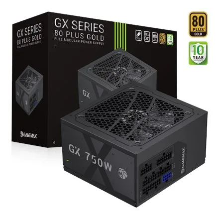 Gamemax PSU | GX 750GF | 750 W | Gold | Full Modular