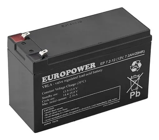 EMU Electronic EP 7.2-12 T2 VRLA AGM 12 V 7.2 Ah