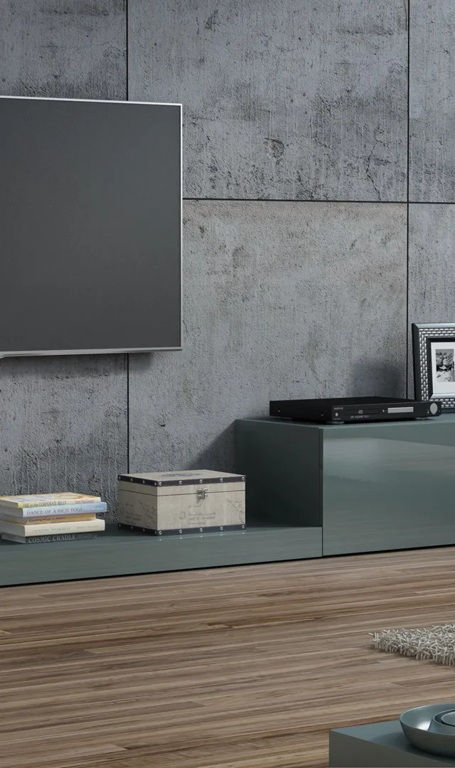Cama TV Stand LIFE 300/42/35 Grey/Grey Gloss