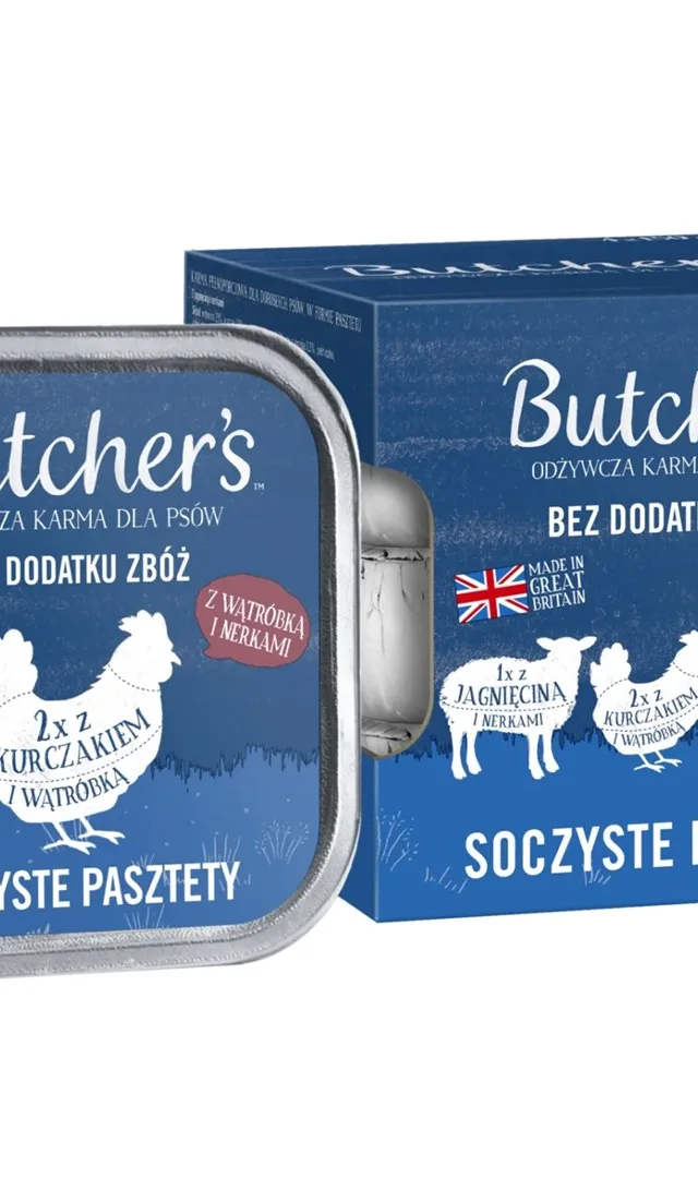 BUTCHER'S Original Mix Juicy Pates - Wet Dog Food - 4 X 150g