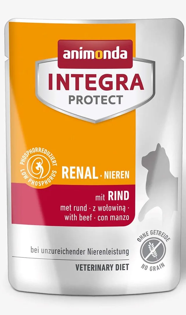 ANIMONDA Integra Protect Renal Nieren With Beef - Wet Food For Cats - 85g