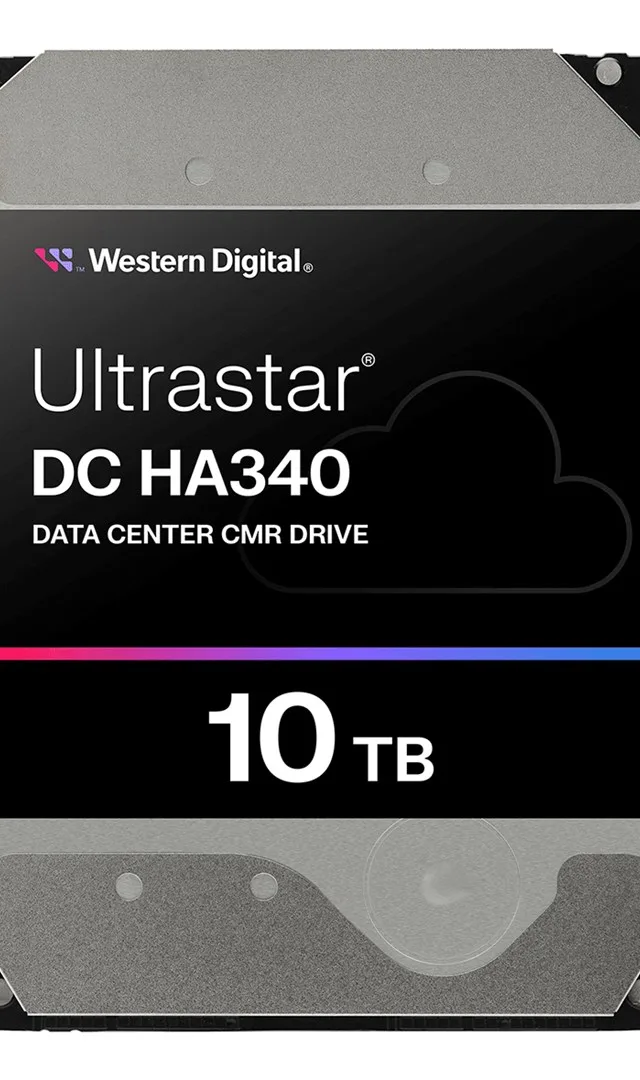 Western Digital Ultrastar DC HA340 internal hard drive 10 TB 7200 RPM 512 MB 3.5" Serial ATA