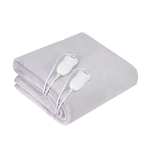 Adler AD 7426 Electric Blanket Electric Bed Warmer 60 W Grey Fleece Polyester