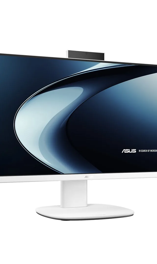 ASUS AIO VM640KA-WPC046W Ryzen AI 5 330 23.8 FHD 100Hz 250nits Wide View AG 16GB DDR5 SSD512 Radeon 820M WLAN BT Cam 5MP IR Win11 White 2Y Door-2-Door
