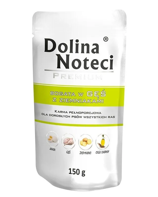 DOLINA NOTECI Premium Rich In Goose With Potatoes - Wet Dog Food - 150 G