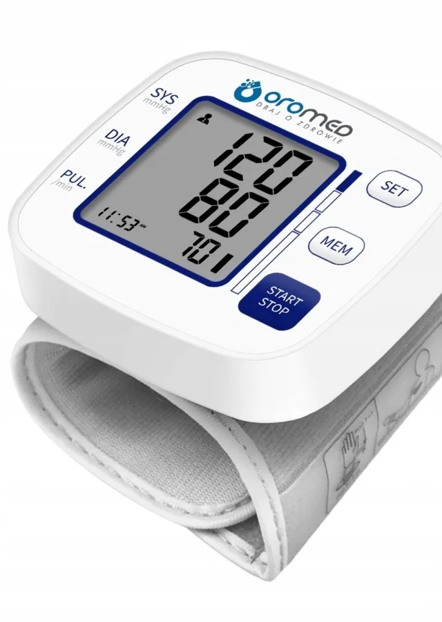 Oromed ORO-BP SMART Blood Pressure Unit Wrist Automatic 1 User(S)