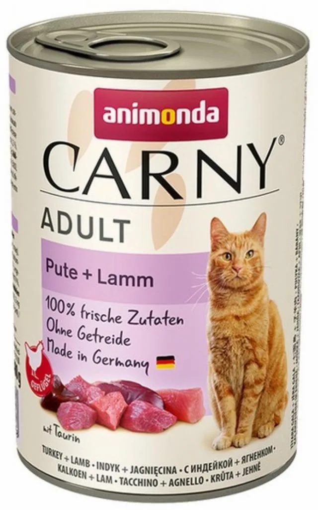 ANIMONDA Carny Adult Turkey With Lamb - Wet Cat Food - 400g