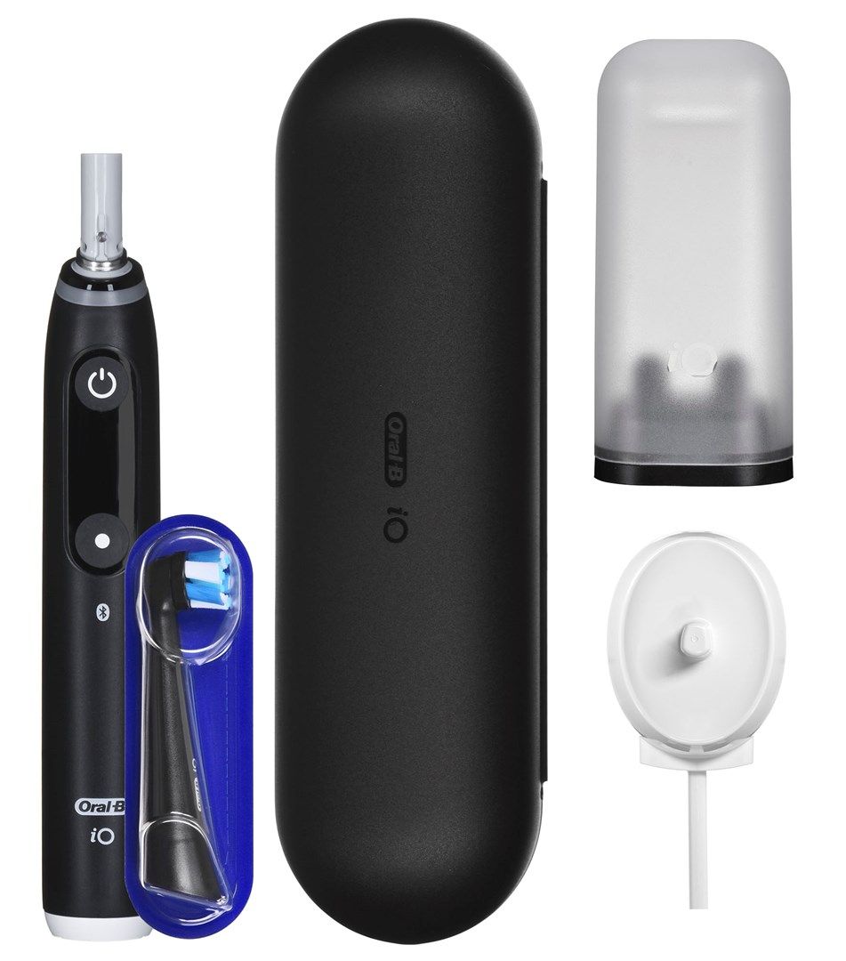BRAUN ORAL-B ELECTRIC TOOL IO 6N BLACK ONYX Black