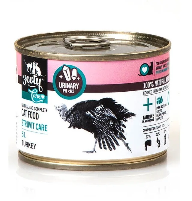 COTY 51. Turkey Struvite Care - Wet Cat Food - 180g 3