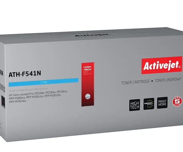 Activejet ATH-F541N toner (replacement for HP 203A CF541A; Supreme; 1300 pages; cyan)