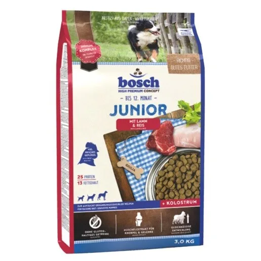 Bosch 15030 Junior For Puppies Lamb Rice 3kg