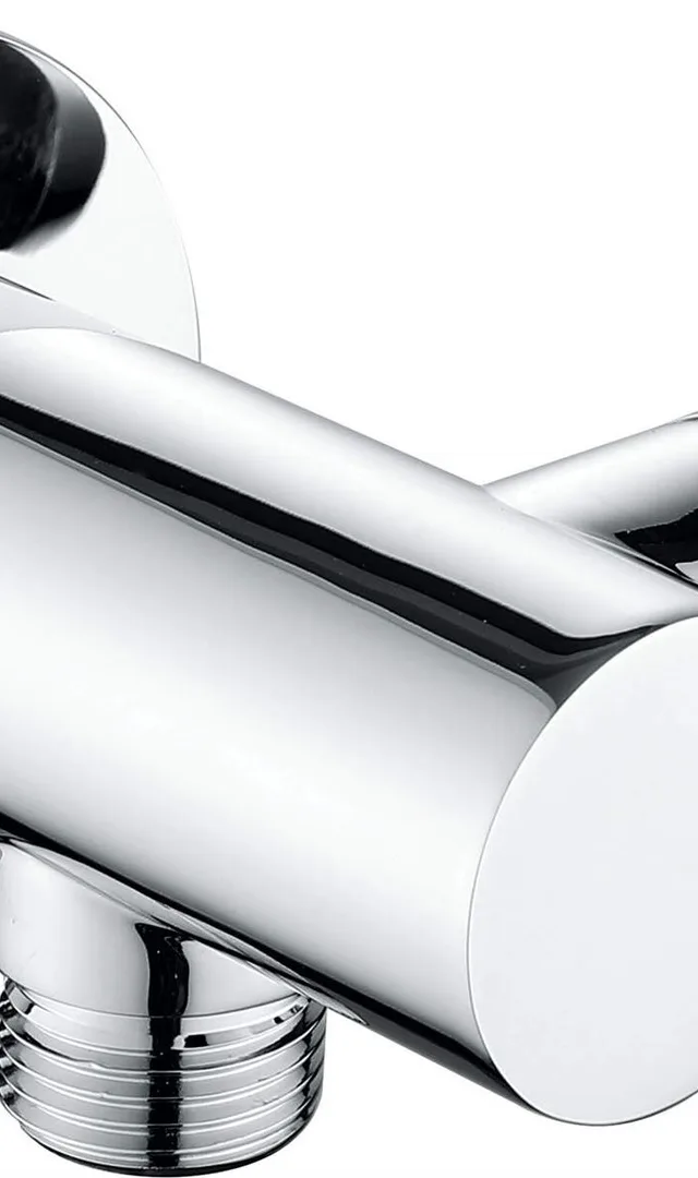 Round Angled Connector With Handset Holder