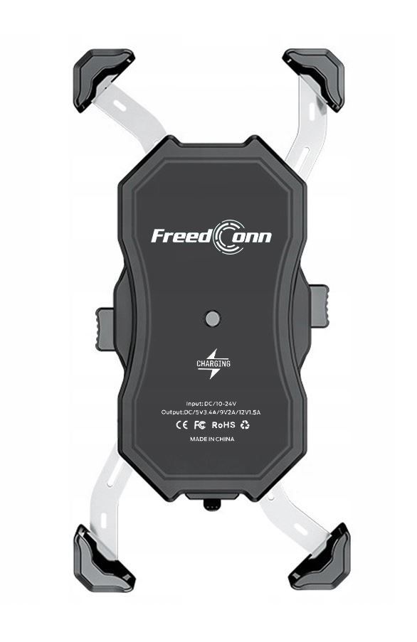 MOTORBIKE PHONE HOLDER FREEDCONN MC1W WITH INDUCTIVE CHARGER
