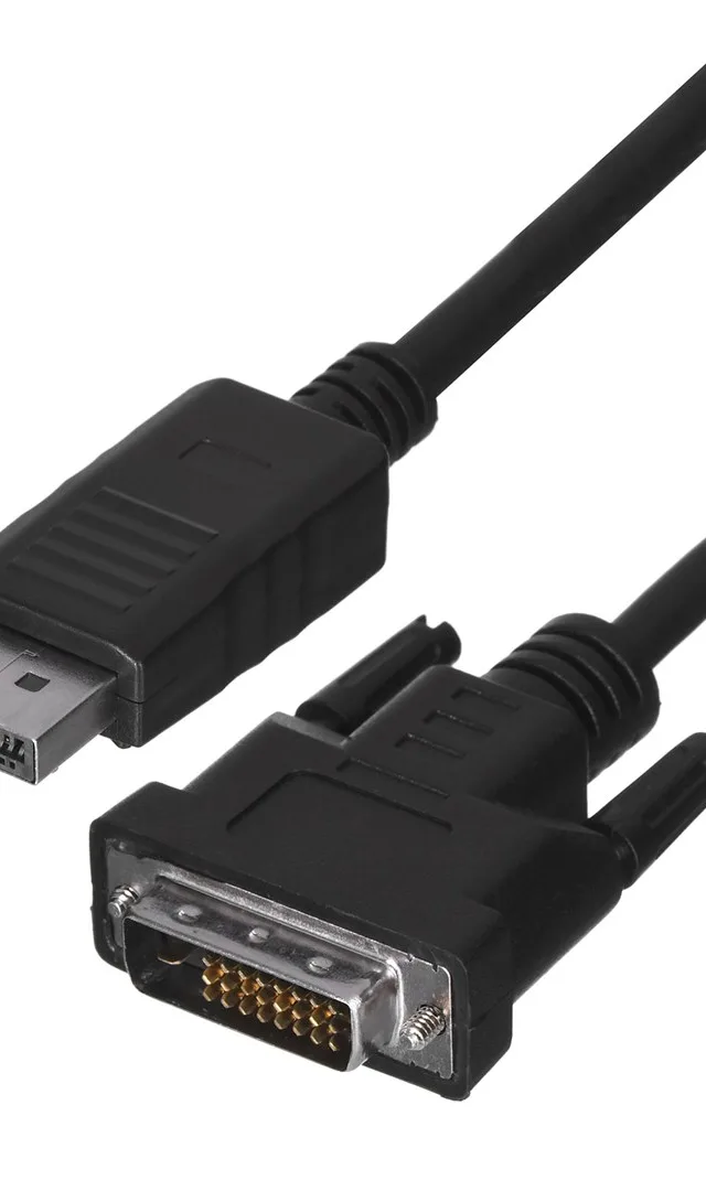 Lanberg CA-DPDV-10CU-0010-BK video cable adapter 1 m DisplayPort DVI-D Black