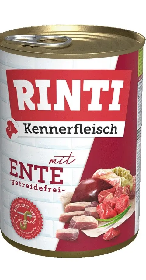 RINTI Kennerfleisch Duck - Wet Dog Food - 400g