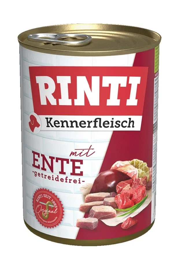 RINTI Kennerfleisch Duck - Wet Dog Food - 400g