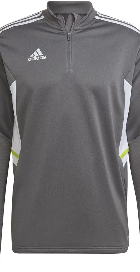 adidas Condivo 22 Training Men's Sweatshirt 1/2 zip gray-white HD2312