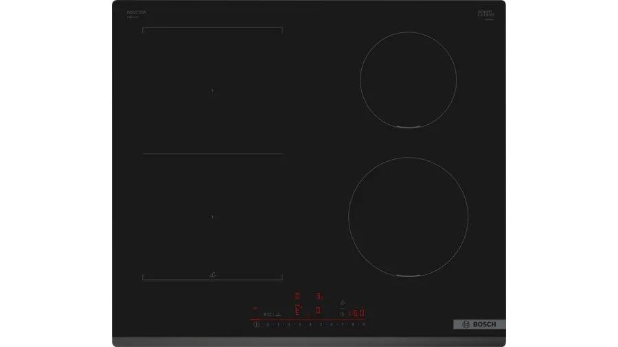 Bosch Serie 6 PVS631HC1E Black Built-In 59.2 Cm Zone Induction Hob 4 Zone(S)