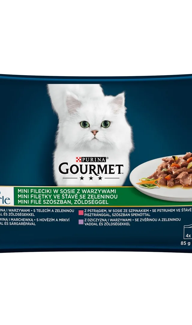 Purina GRMT PERLE GIGMV BEEF CRT Cats Moist Food 85 G